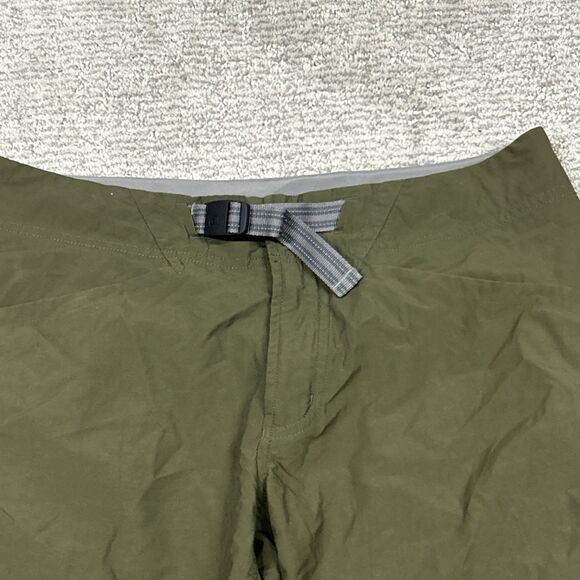 Mountain Hardwear Shorts Womens 8 Green Ramesa Nylon Hiking outdoor Pockets - Picture 2 of 6